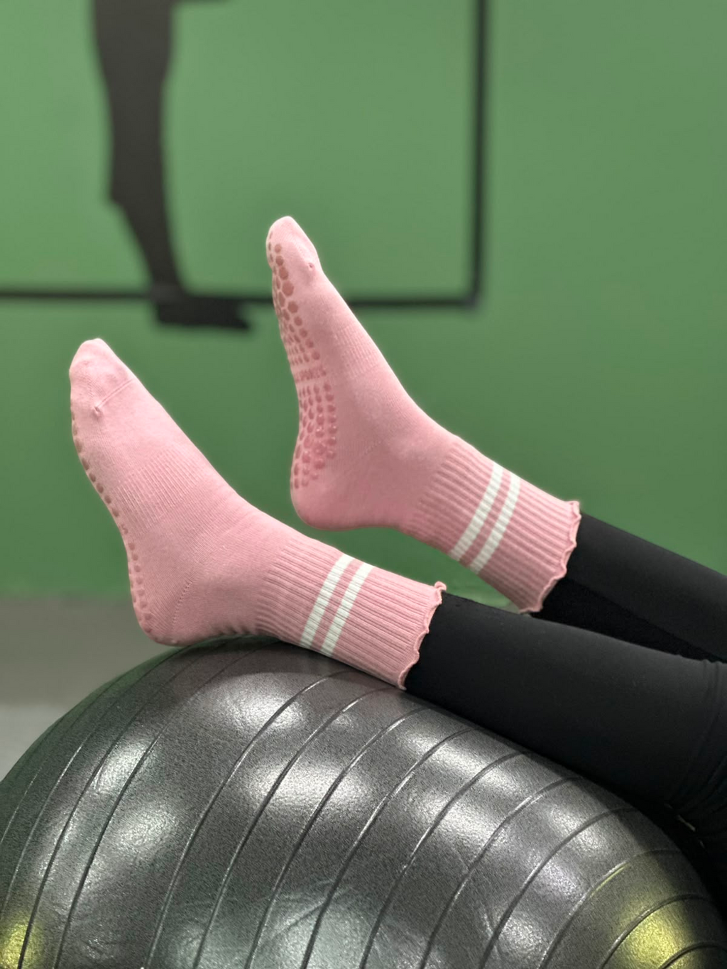 Knitted Crew Grip Socks