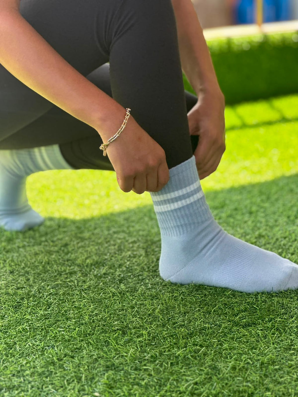 Performance Crew Grip Socks