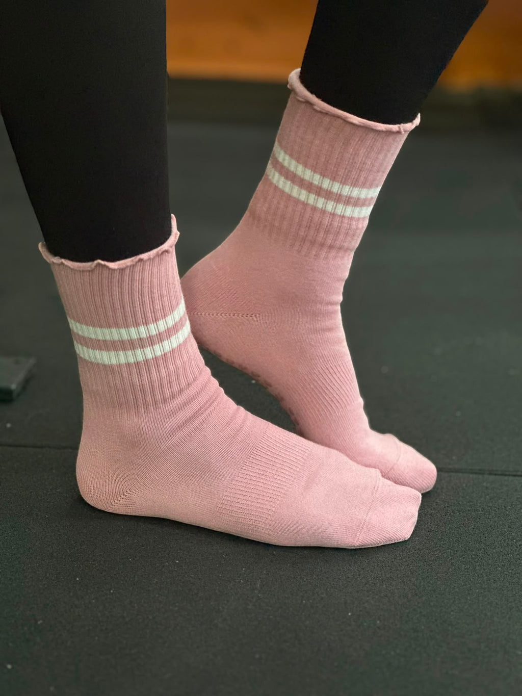 Knitted Crew Grip Socks